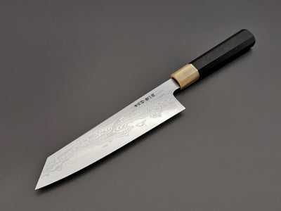 Satoshi Nakagawa X Myojin Naohito Blue #1 Damascus Kiritsuke Gyuto 210mm