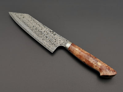 Nigara Hamono SG2 Damascus Bunka with maplewood handle