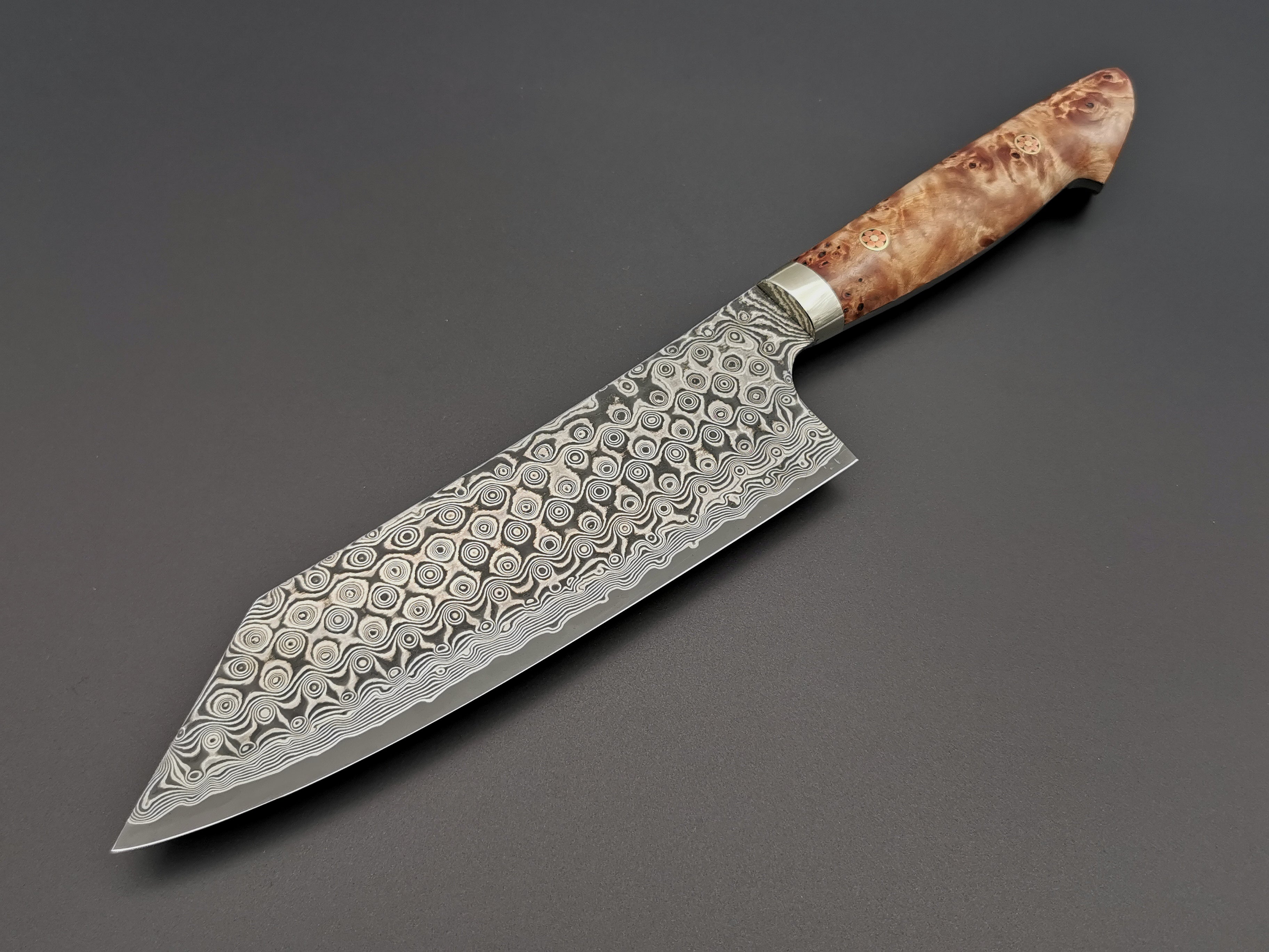 Nigara Hamono SG2 Damascus Bunka with maplewood handle