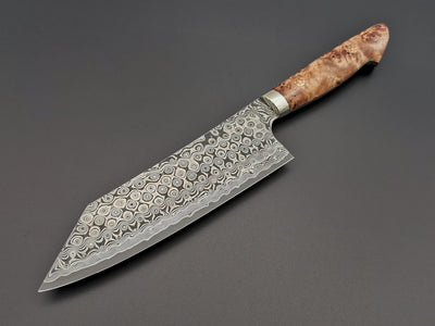 Nigara Hamono SG2 Damascus Bunka with maplewood handle