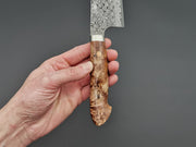 Nigara Hamono SG2 Damascus Bunka with maplewood handle