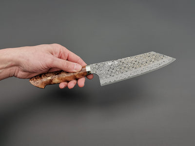 Nigara Hamono SG2 Damascus Bunka with maplewood handle