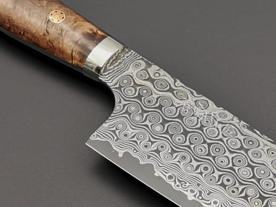 Nigara Hamono SG2 Damascus Kiritsuke Gyuto 210mm with maplewood handle
