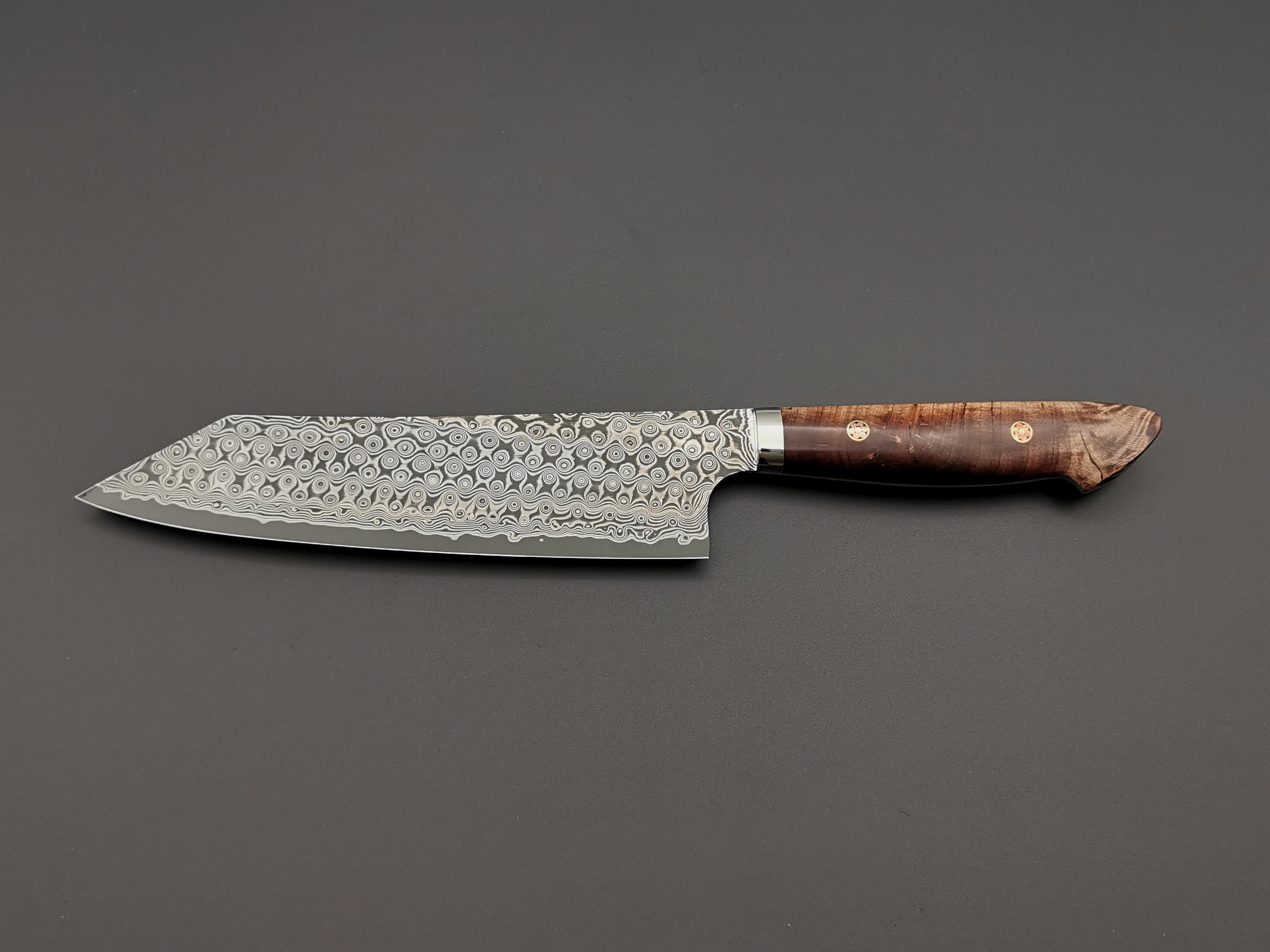 Nigara Hamono SG2 Damascus Kiritsuke Gyuto 210mm with maplewood handle