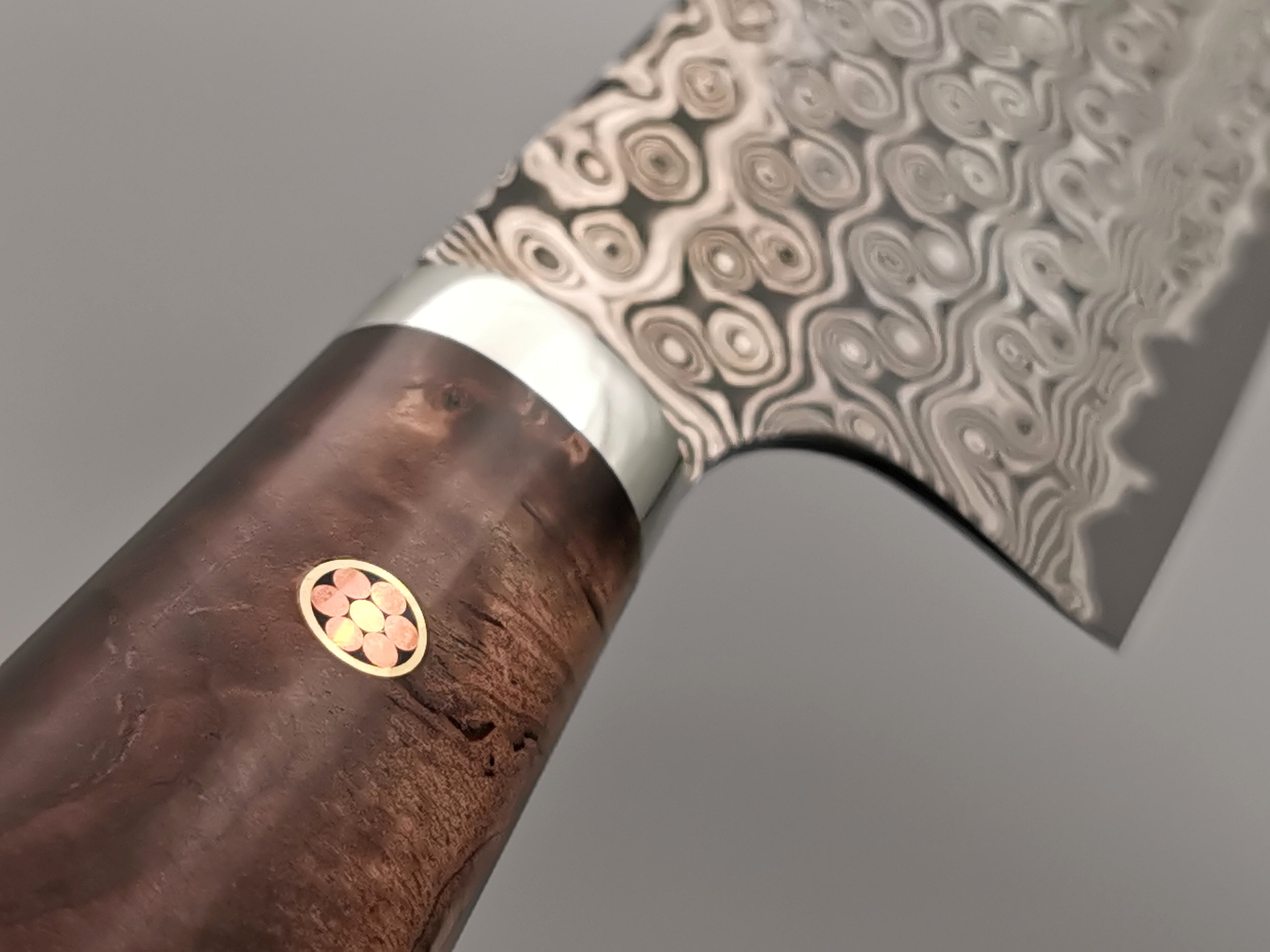 Nigara Hamono SG2 Damascus Kiritsuke Gyuto 210mm with maplewood handle
