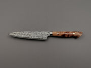 Nigara Hamono SG2 Damascus Petty 150mm with maplewood handle