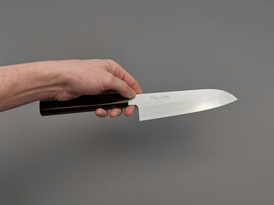 Hado Ginsan Damascus Urushi Santoku