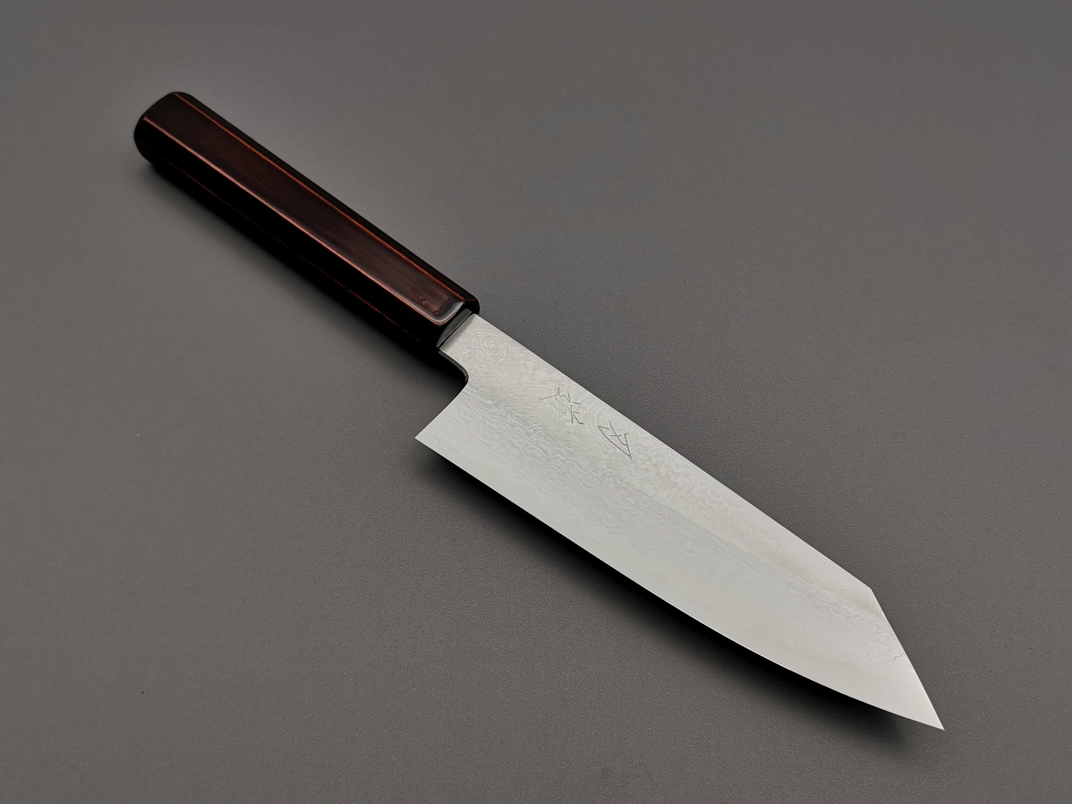 Hado Ginsan Damascus Urushi Kiritsuke Santoku