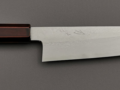 Hado Ginsan Damascus Urushi Kiritsuke Santoku