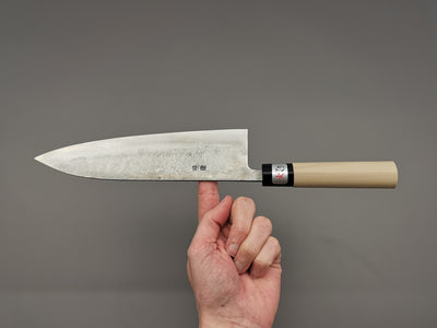 Fujiwara Nashiji Shirogami #1 Gyuto 210mm