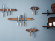 Noyer handmade walnut knife rack