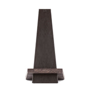 Piotr the Bear leather and oak knife stand - Cutting Edge Knives